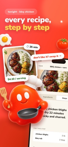 yumzy: meal plan & grocery iPhone screenshot