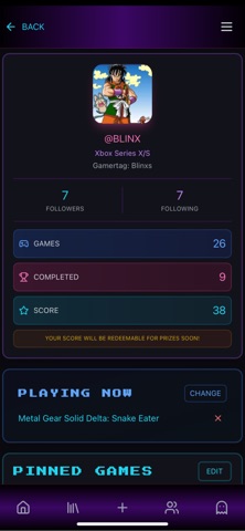 Memory Card: Gaming Journal screenshot