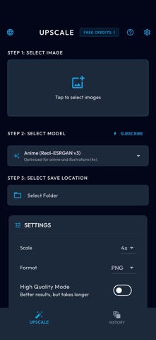 Let's Upscale iPhone screenshot