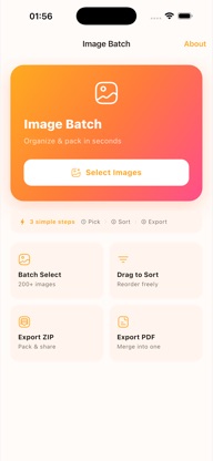 Batch Image – ZIP & PDF Export screenshot 1