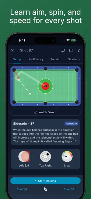 Bullseye Billiards iPhone screenshot 3