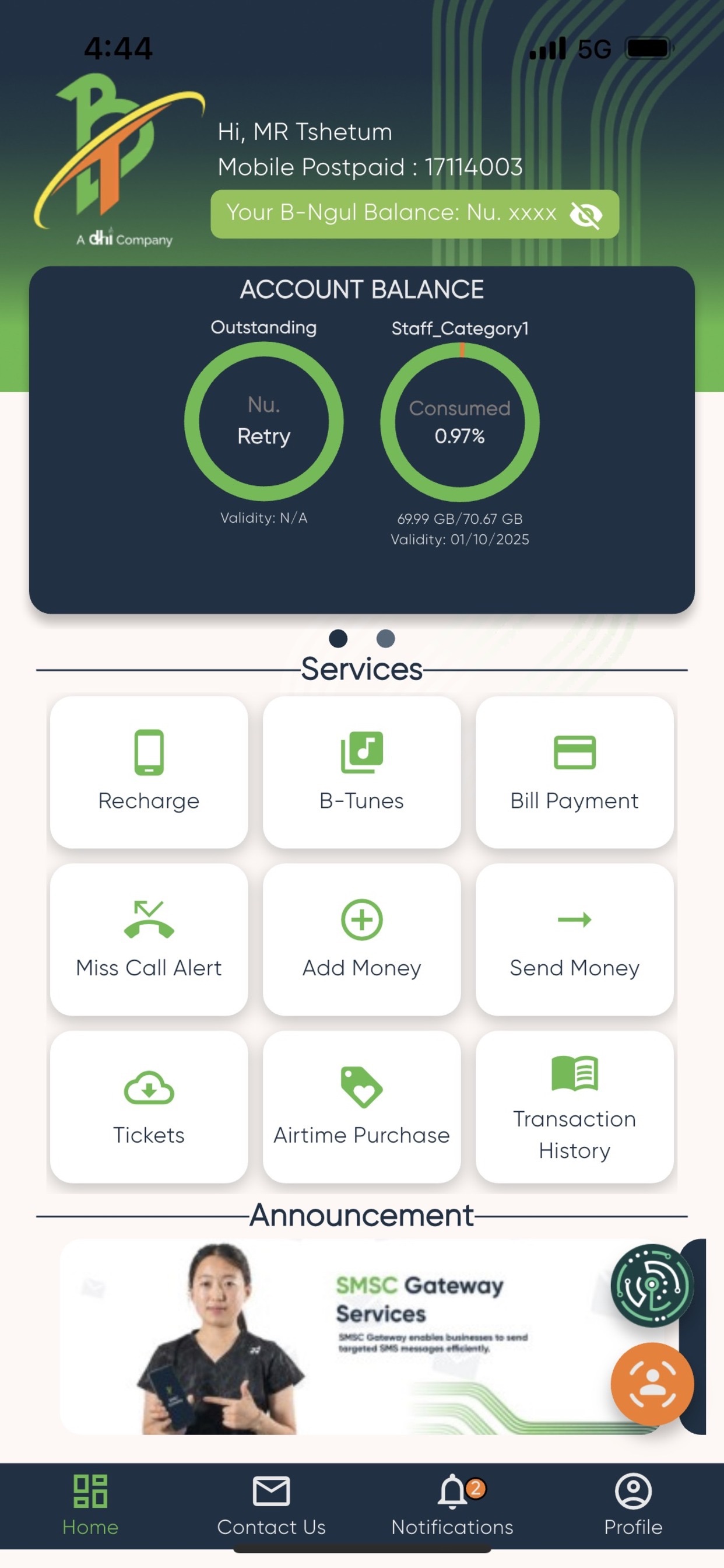 Screenshot 1 of My BT App