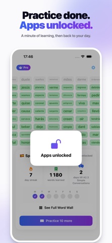 HabitPass: Unlock Language screenshot