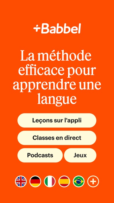 Screenshot #1 pour Babbel – Apprendre une langue