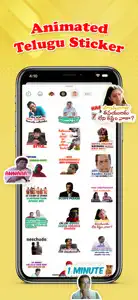 Telugu Stickers ! screenshot #4 for iPhone