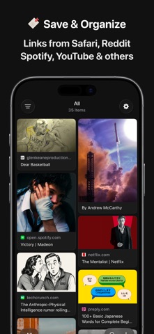 Nutbox: bookmarks, screenshots Screenshot 1 of 6
