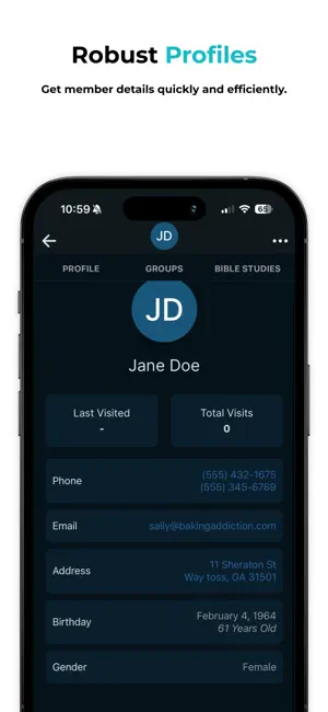 Reach Church Management screenshot 1