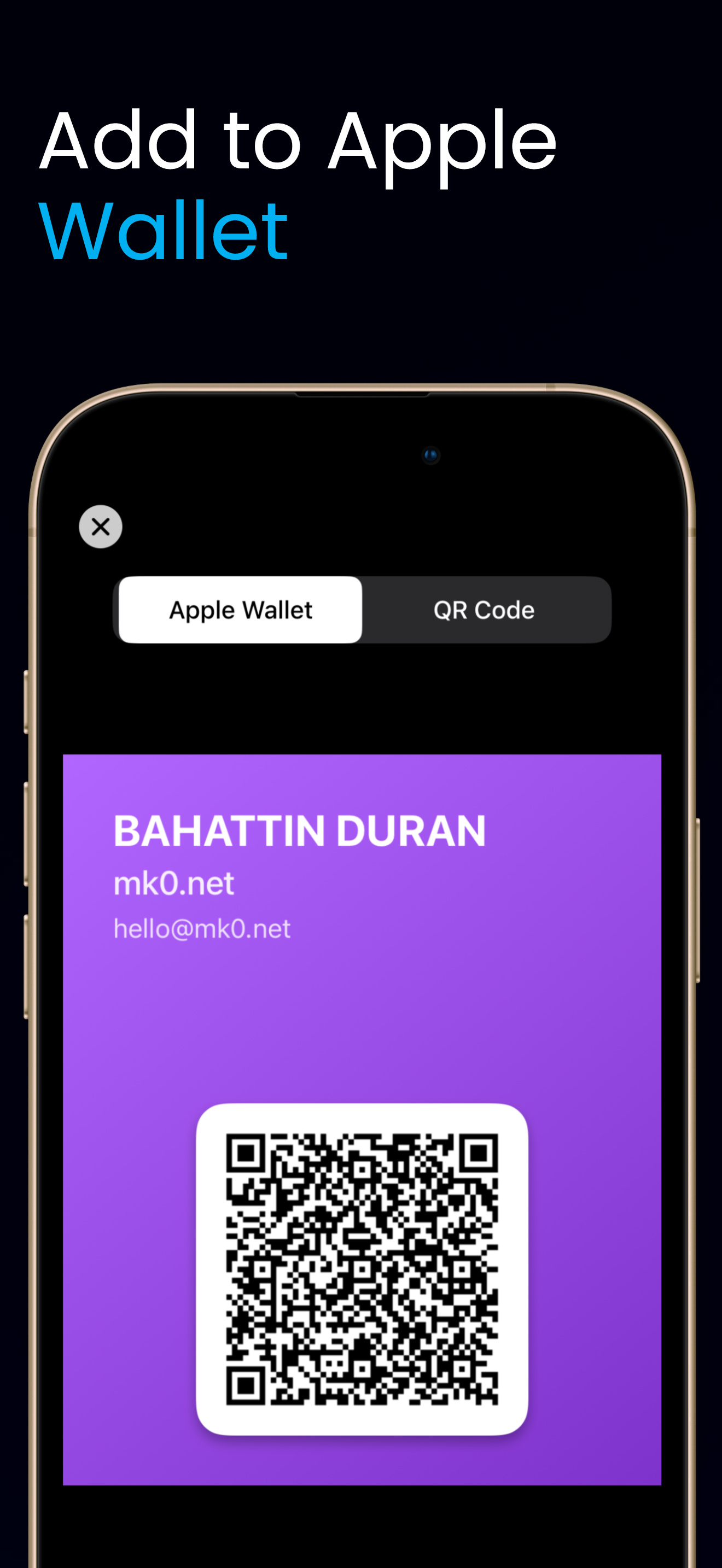 Business Card Generator QR