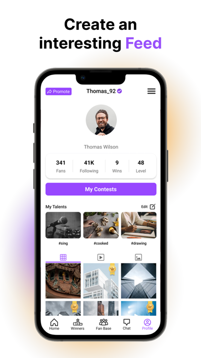 Wooo! Win with your talent iPhone screenshot 3 - Entertainment app