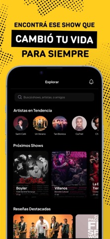 FanTrack: Recitales y Reseñas iPhone screenshot 3