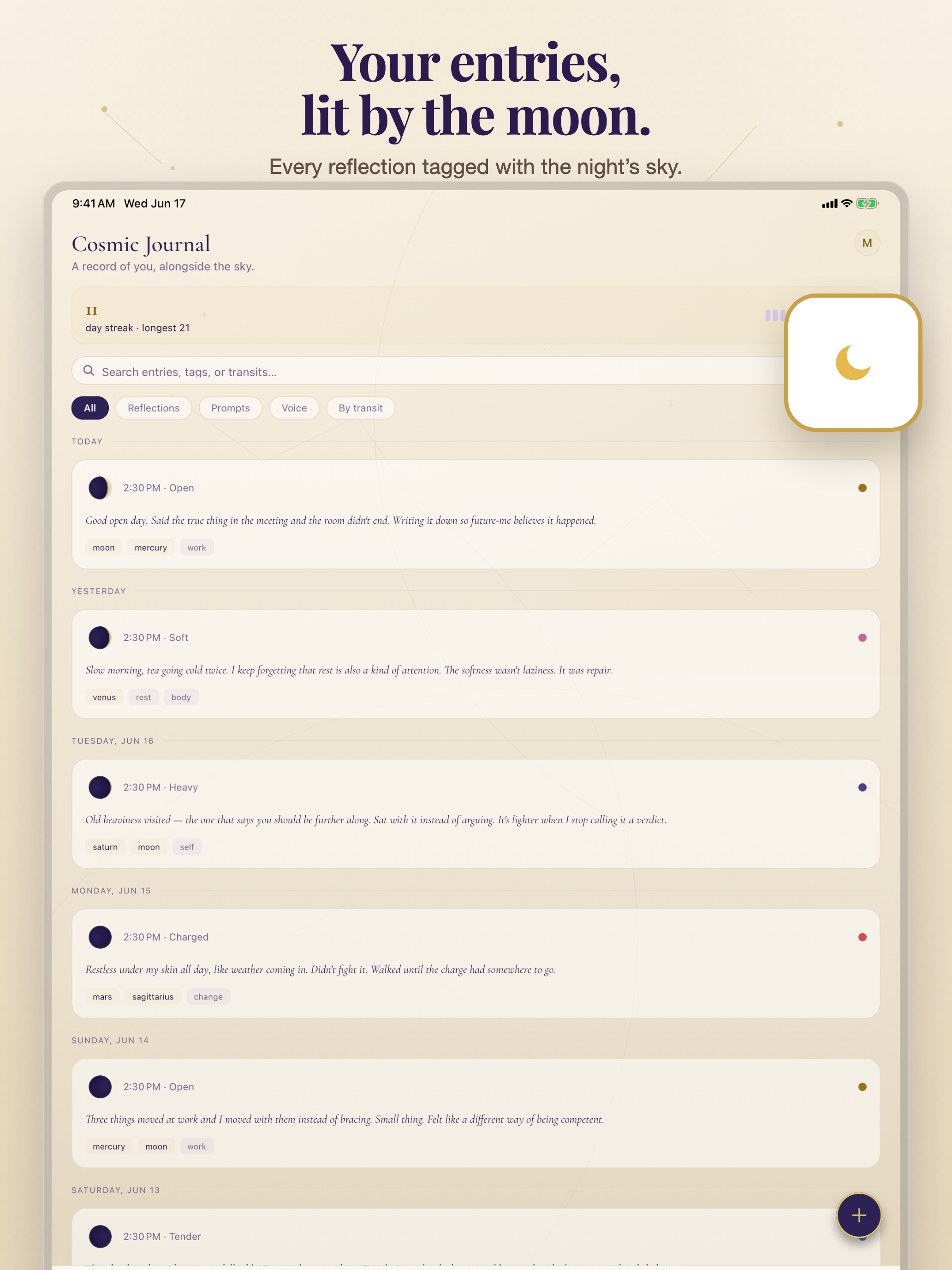 Luminas: Cosmic Journal screenshot 10