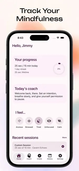 Clario: Meditation & Breathing screenshot 1