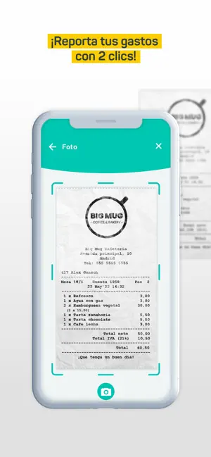 Tickelia - Notas de gastos iPhone screenshot 3