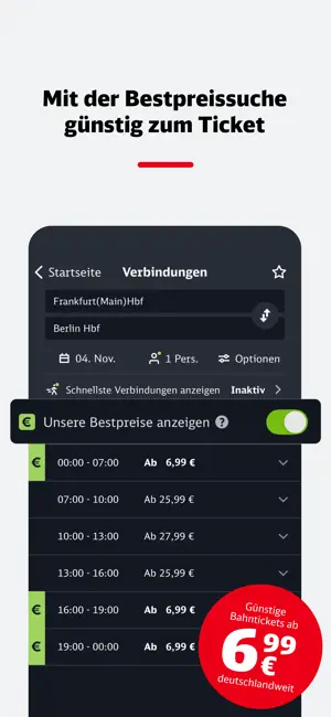 DB Navigator iPhone screenshot 2