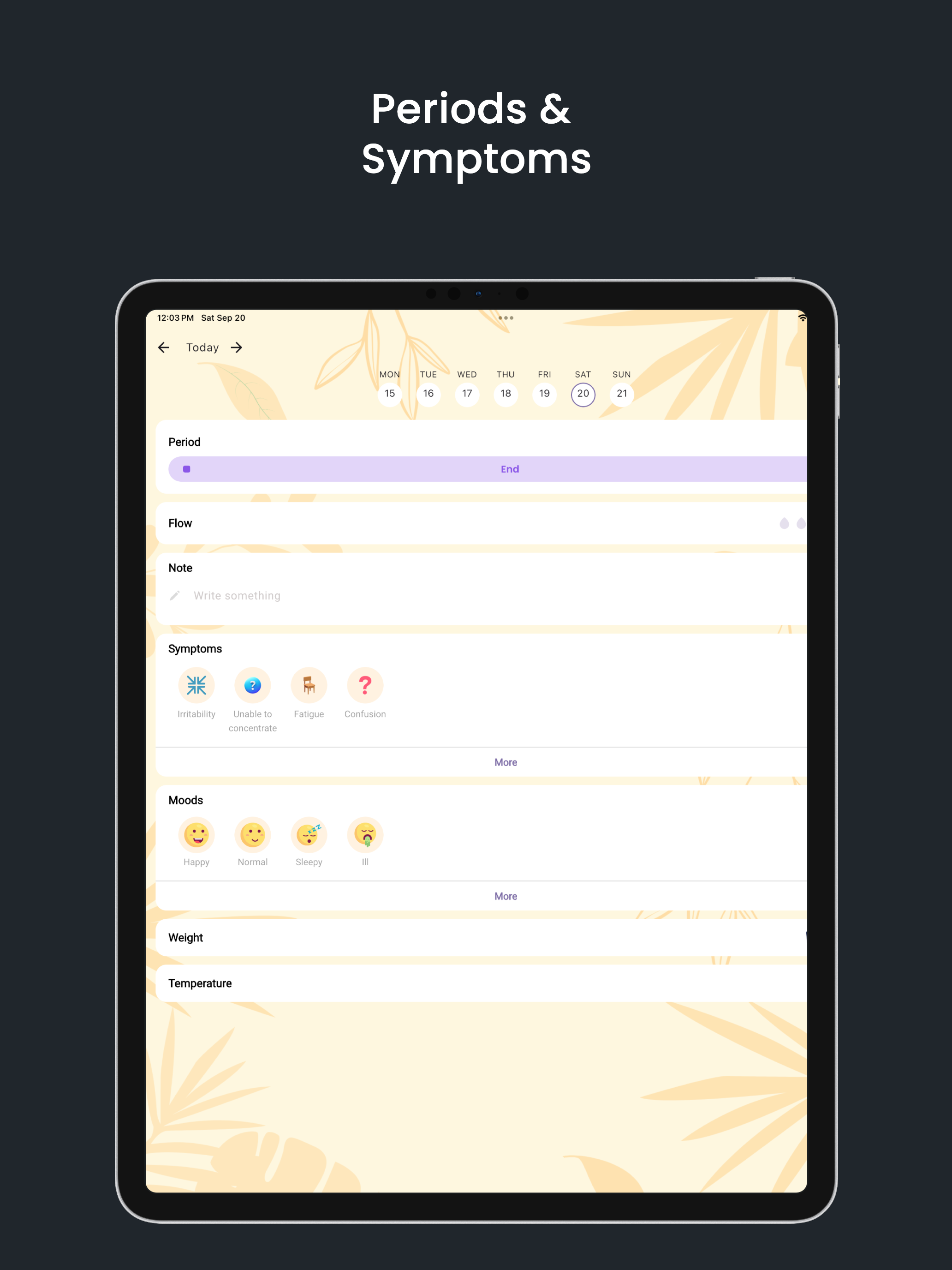 Bloom Period Calendar screenshot 7