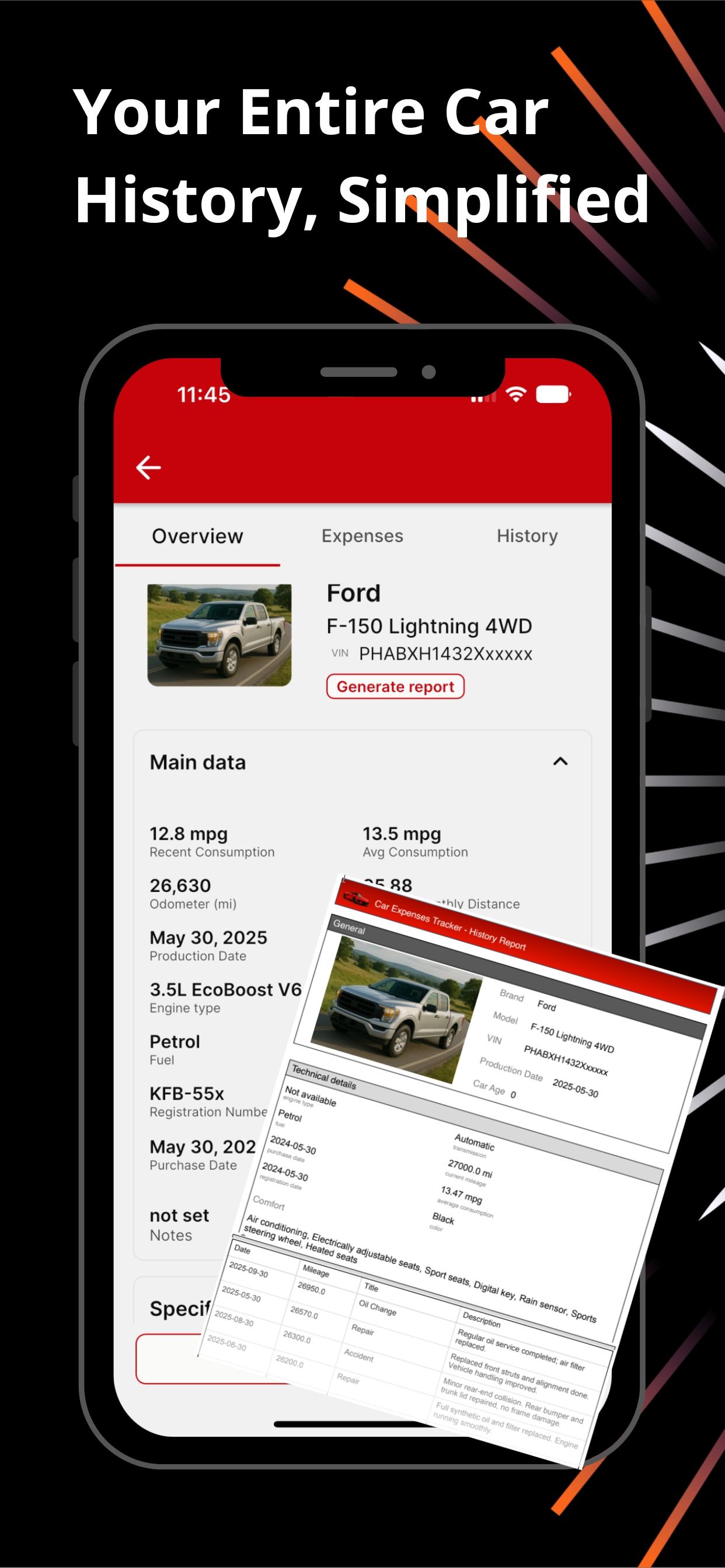 Vehicle Log Book & Maintenance screenshot 2