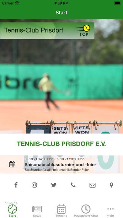 Screenshot #2 pour Tennis-Club Prisdorf