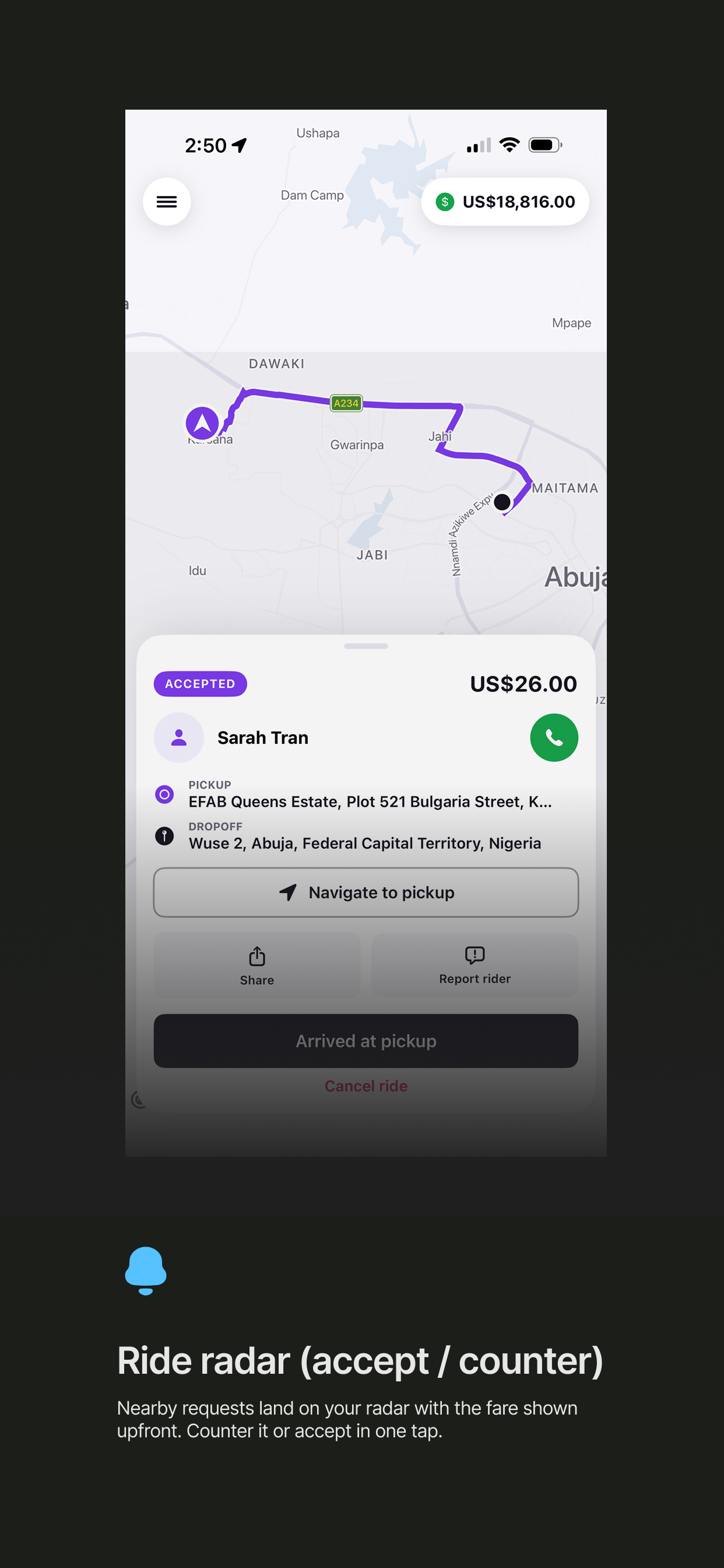 Ellani Rideshare Driver screenshot 3