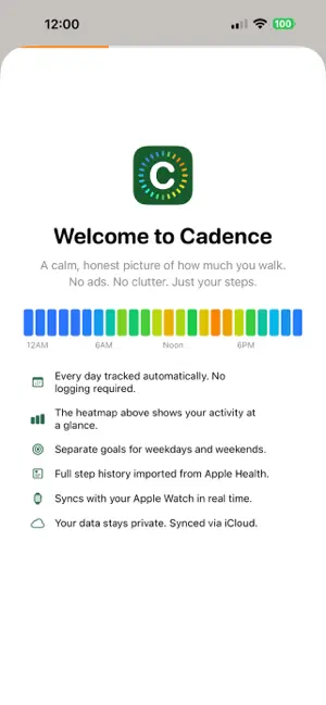Cadence - Step Tracker screenshot 1