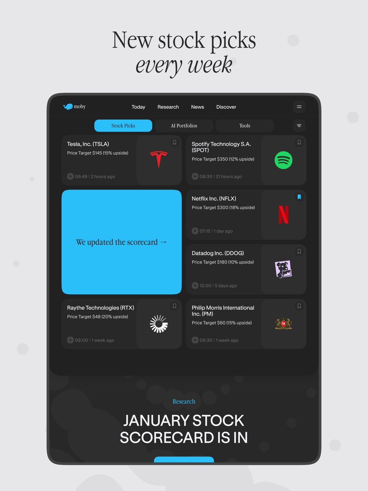 Moby: Invest Smarter ipad screenshot 3