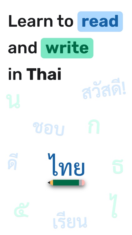 Learn Thai Alphabet & Words
