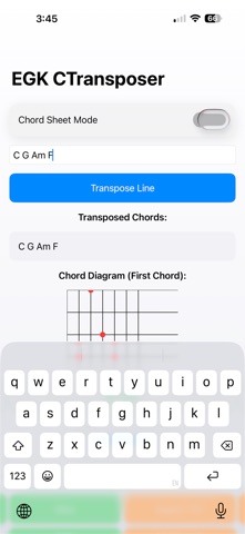 EGK CTransposer screenshot