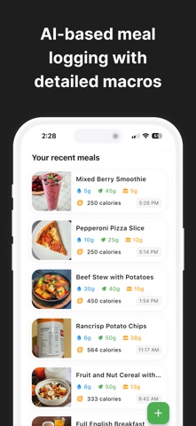 Macro Tracking AI iPhone screenshot