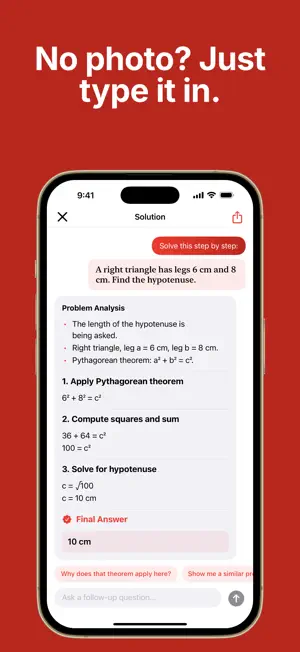 Geometry Solver AI: Trig Help screenshot 2