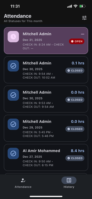 Field Attendance Screenshot 7 of 10