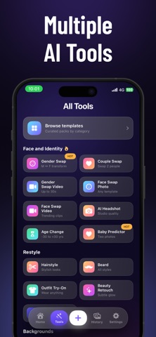 Gender Swap Filter - GenFlip iPhone screenshot