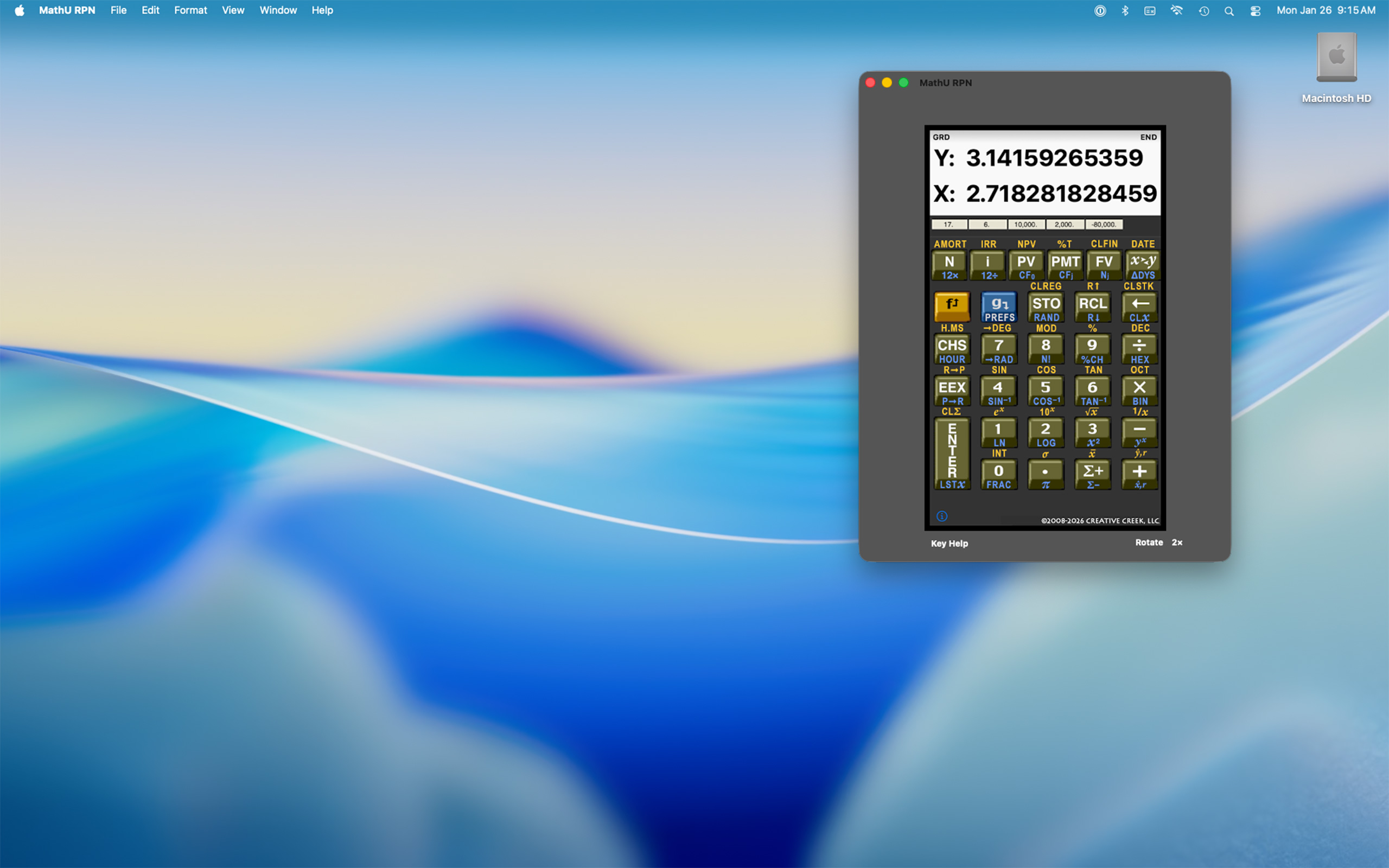 MathU RPN Calc screenshot 11