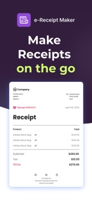 e-Receipt Maker screenshot