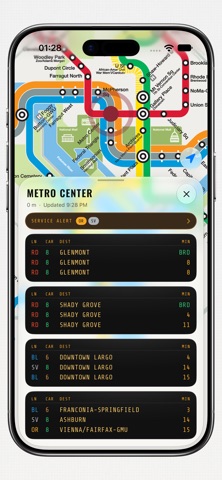 DC Metro ETA Screenshot 7 of 7