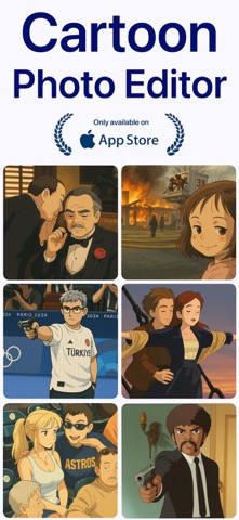 Cartoon Photo Editor: Photo AI iPhone screenshot