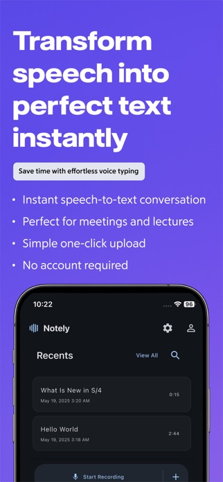 Notely AI Screenshot 1 of 3