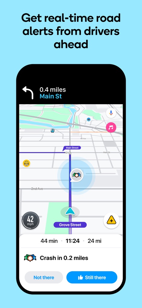 Waze Navigation & Live Traffic - Community Safety Alerts