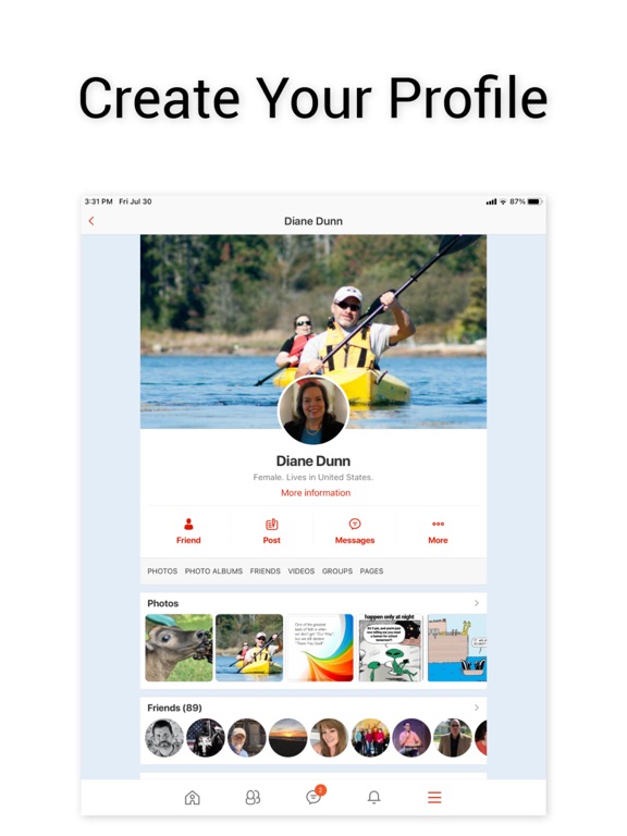 Savior Connect iPad screenshot 2 - Social Networking app