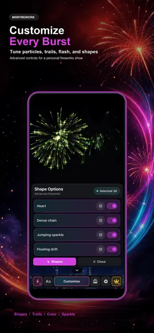 Mini Fireworks:Your sky show screenshot 2