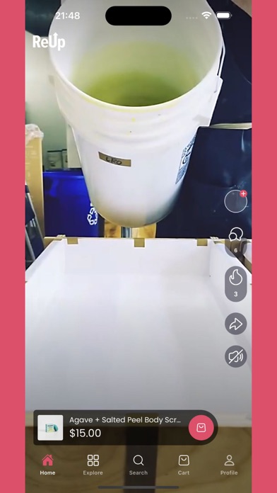 ReUp: Live Social Shopping Screenshot