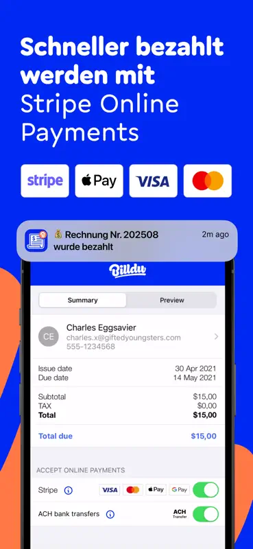 Billdu - Rechnung Schreiben screenshot 3 of 9