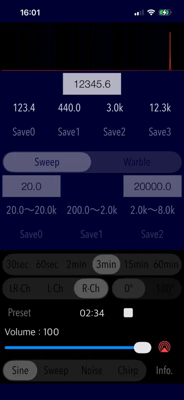 Audio Tone Generator Plus screenshot 1 of 10
