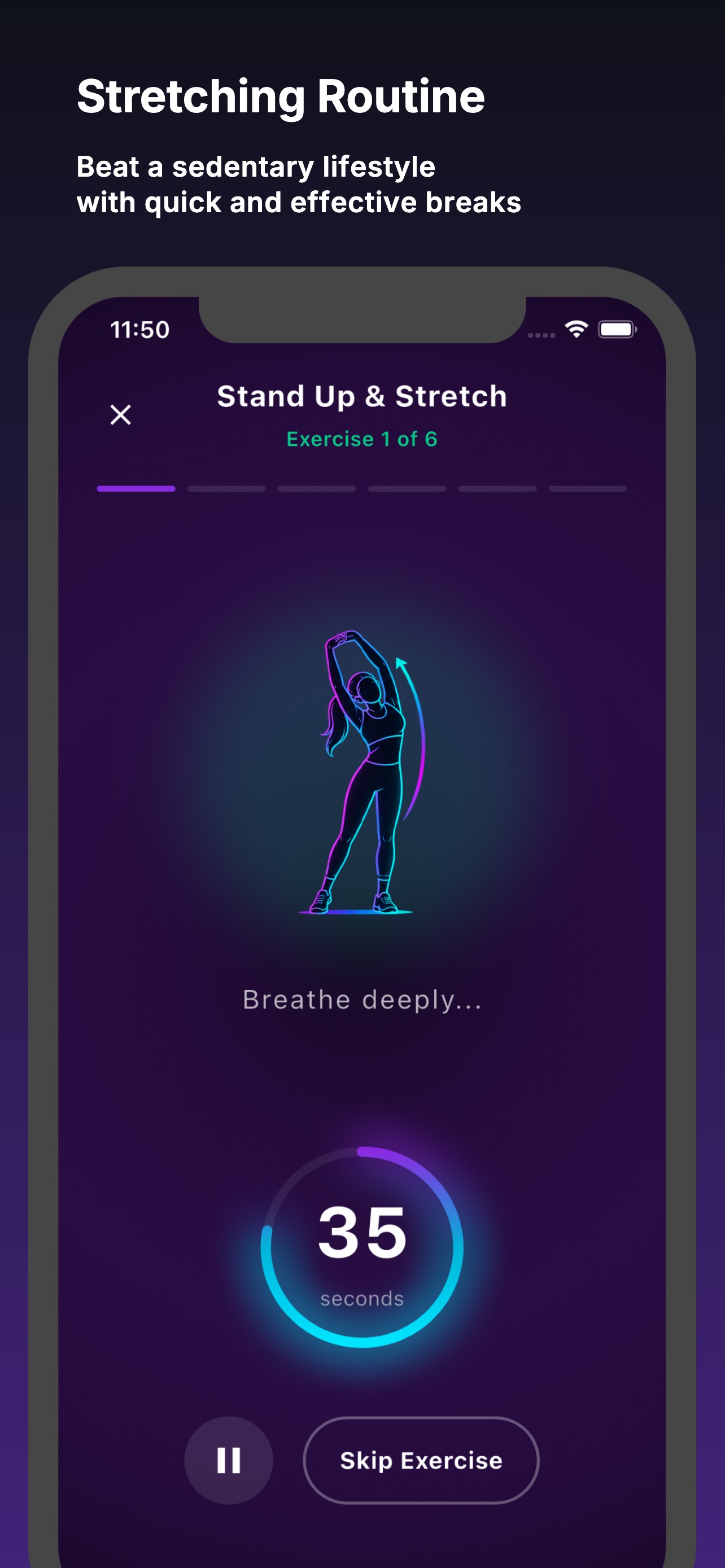 Screenshot 1 of Desk Stretch: Routine Postura