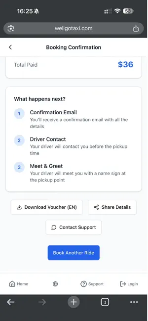 Wellgo Taxi screenshot 1