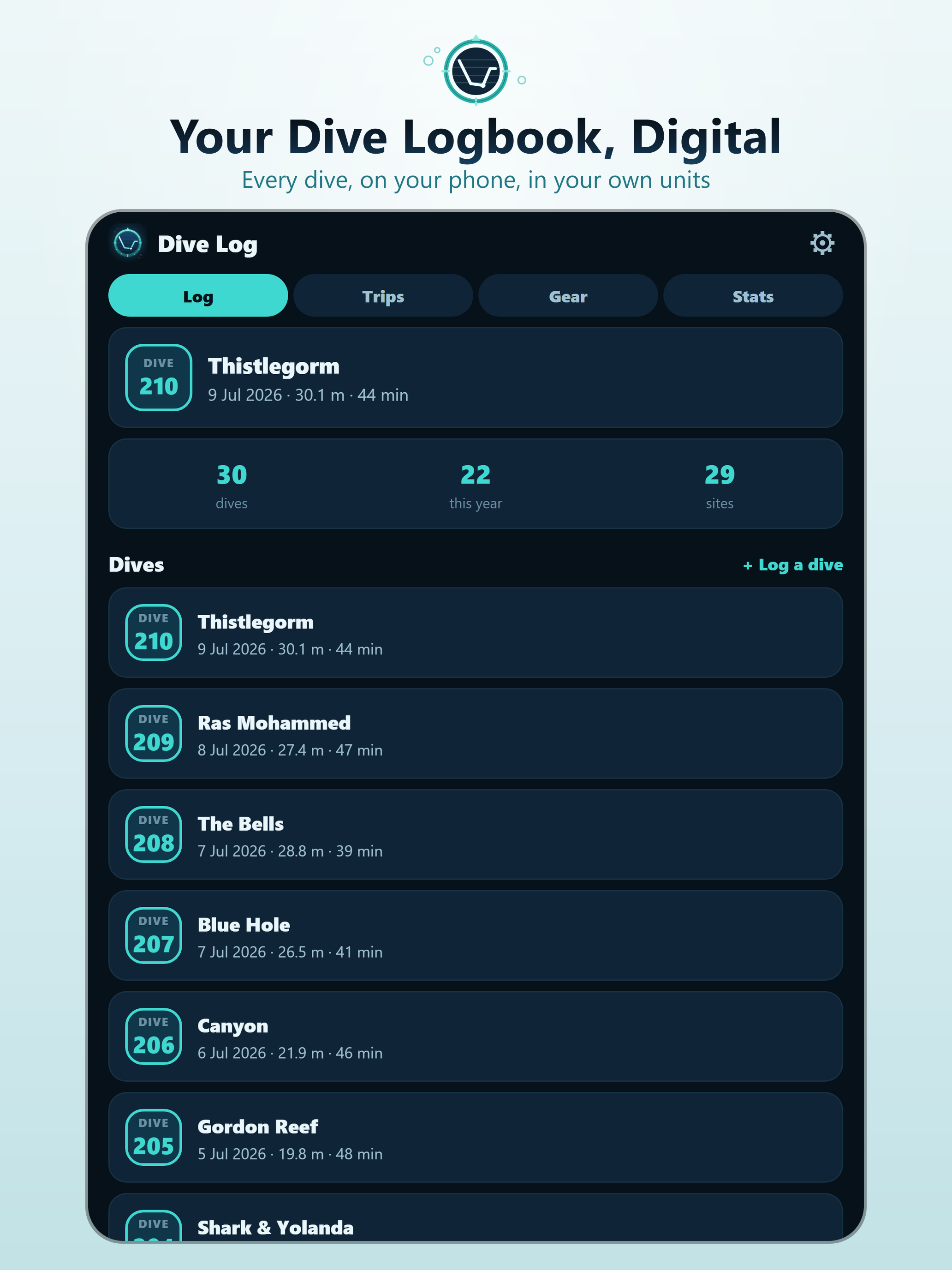 Scuba Log: Dive Logbook screenshot 9