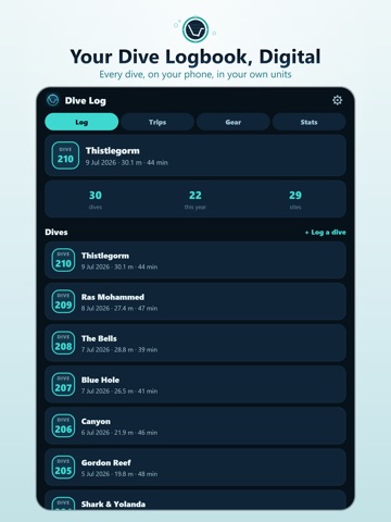 Scuba Log: Dive Logbook