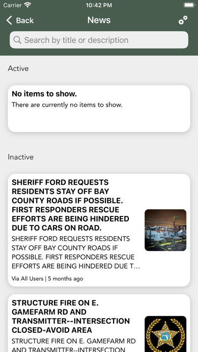 Bay County Sheriff’s Office FL Screenshot
