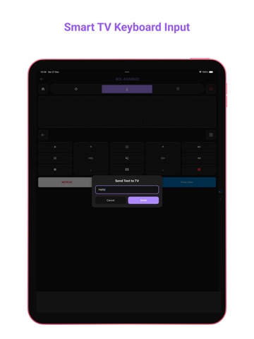 TV Remote Universal Remote iPad screenshot