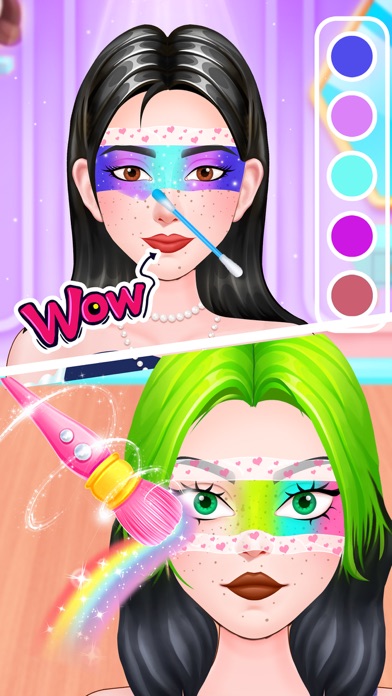 Rainbow Makeup Screenshot
