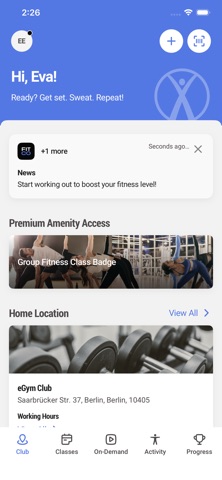 Fitness Connection screenshot