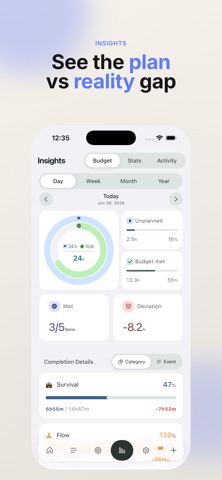 TimeLog: Time Budget & Tracker Screenshot 5 of 7